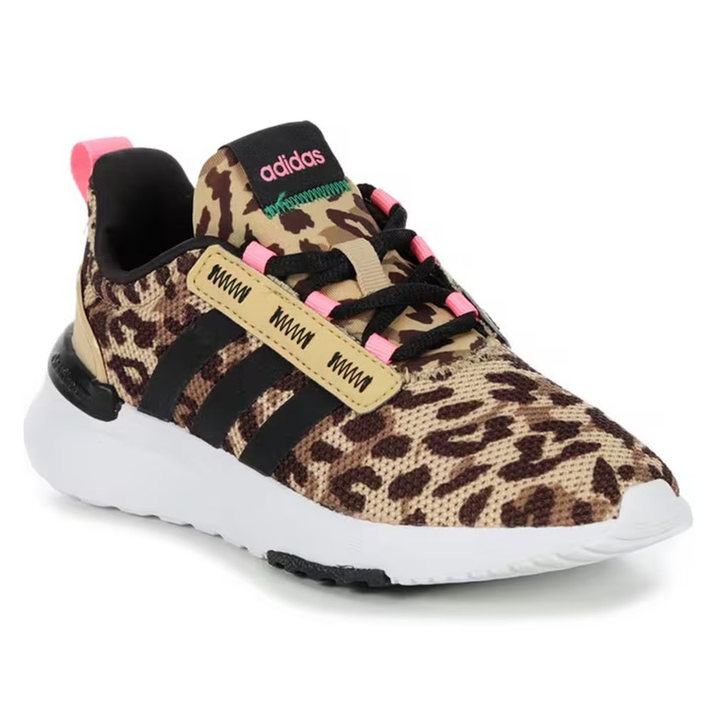 ADIDAS Girls' Racer TR21 Leopard II Running Shoes